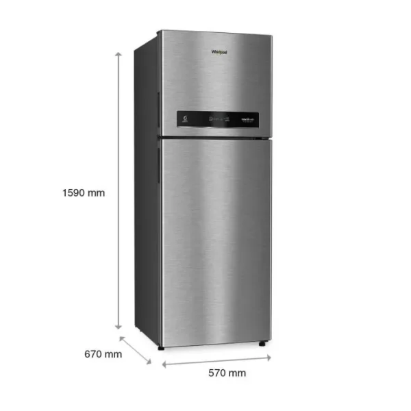 256 L Convertible Freezer Double Door Refrigerator - Image 4
