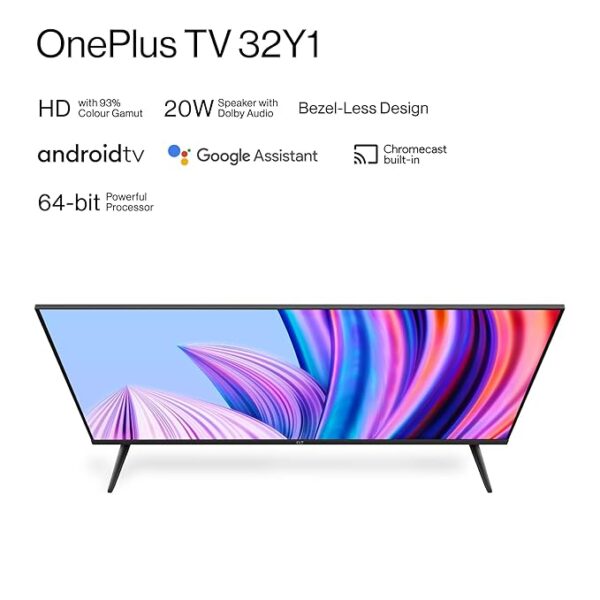 OnePlus 80 cm (32 inches) Y Series HD Ready LED Smart Android TV  (Black) - Image 2