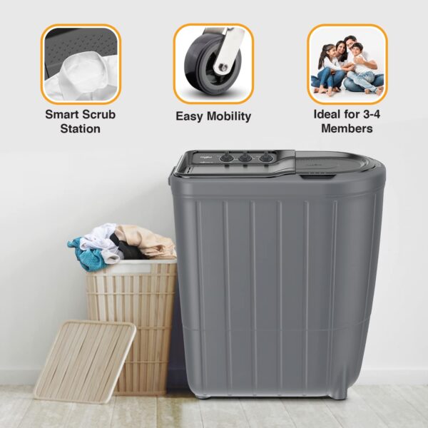 Whirlpool 6.5 kg Semi Automatic Top Load Washing Machine - Image 5