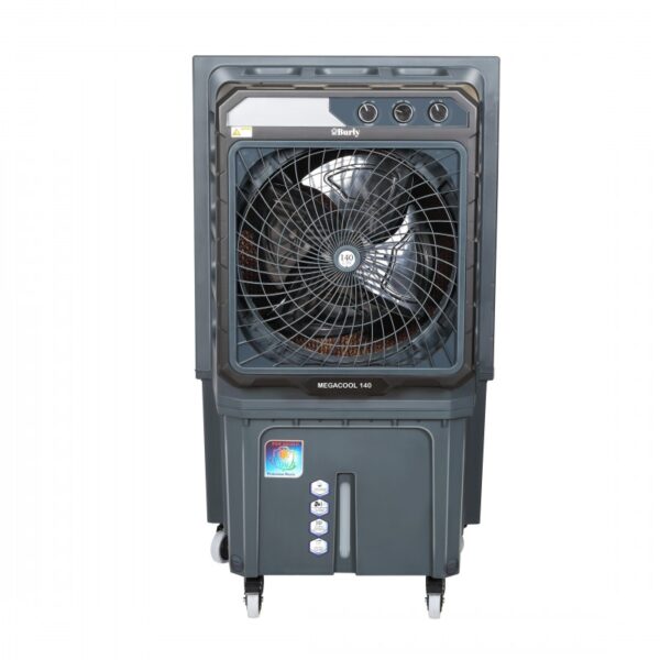 BHABURLY 140 L Desert Air Cooler  (Grey and White, MEGA COOL 140 Ltr Desert Air Cooler)